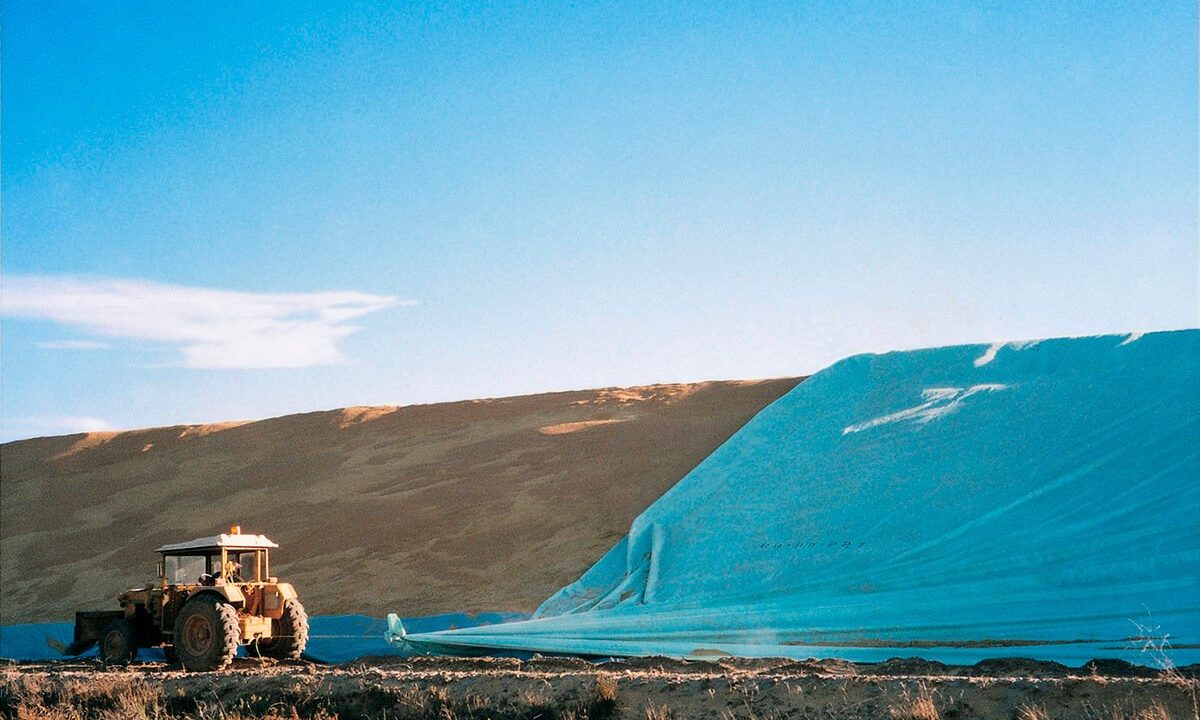 Flat Tarp Grain Bunker Cover 2