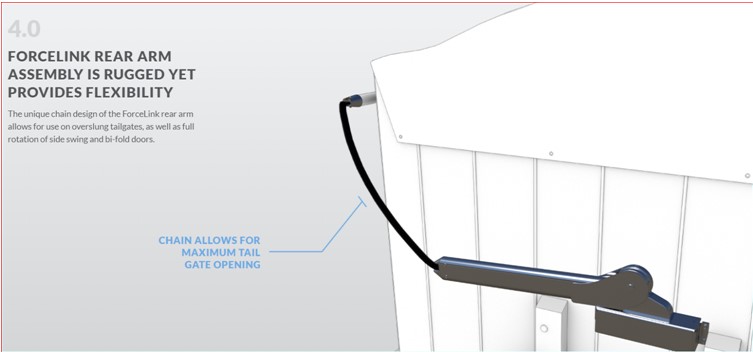 Rear arm assembly